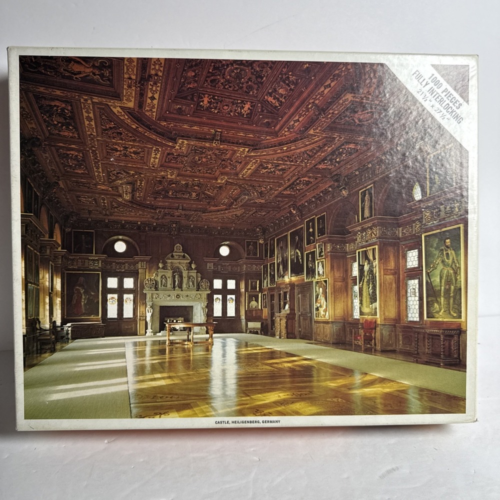 Castle, Heiligenberg, Germany 1000 Pieces Vintage Puzzle by Whitman.‎